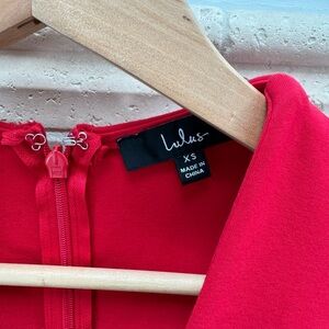 Red Bodycon Lulu’s Dress. Never worn!